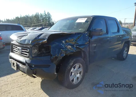 2008 Honda Ridgeline Rts from USA, damaged, VIN 2HJYK16448H541908